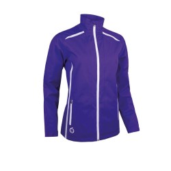 Sunderland Killy Ladies Waterproof Jacket Purple / White