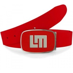 Loudmouth Polished Red Patent Leather Belt up to size 40"