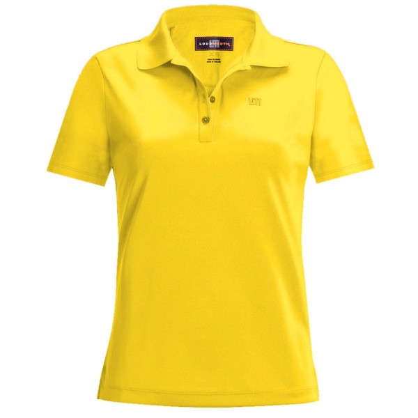 Loudmouth Women's Essential  Shirt- Polo Lemon Chrome