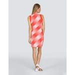 Tail Ladies Golf Rhys Sleeveless Dress- Inverted Stripe