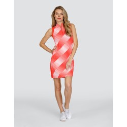 Tail Ladies Golf Rhys Sleeveless Dress- Inverted Stripe